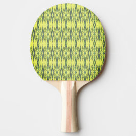 Pala De Ping Pong Patrón amarillo y negro