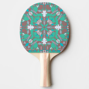 Pala De Ping Pong Patrón caleidoscópico moderno Ping Pong Paddle