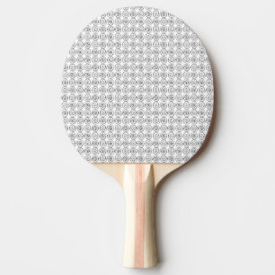 Pala De Ping Pong Patrón celta de doble espiral