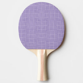 Pala De Ping Pong Patrón continuo de cuadros escoceses púrpura