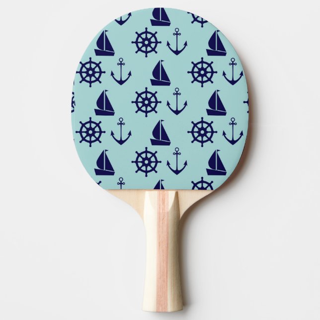 Pala De Ping Pong Patrón costero (Anverso)