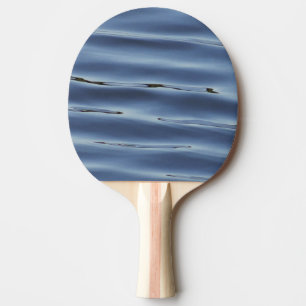 Pala De Ping Pong Patrón de agua azul