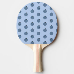 Pala De Ping Pong Patrón de arándano de Kawaii