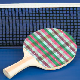 Pala De Ping Pong Patrón de bandas de Navidades clásicos