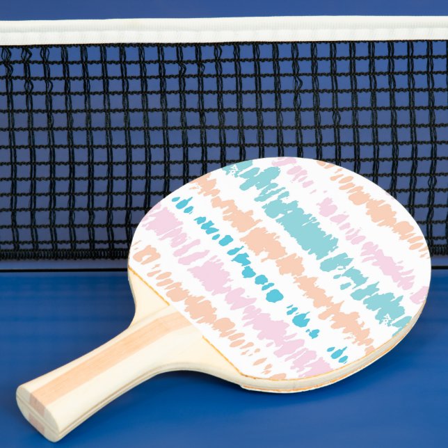 Pala De Ping Pong Patrón de Batik Pastel (in situ)