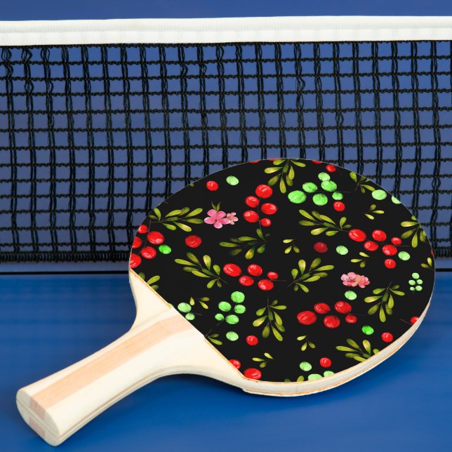 Pala De Ping Pong Patrón de Bayas (in situ)
