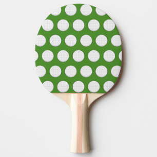 Pala De Ping Pong Patrón de bolas de golf