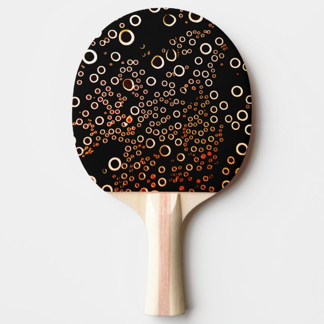Pala De Ping Pong Patrón de burbujas (Anverso)