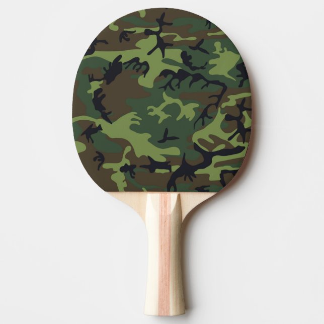 PALA DE PING PONG PATRÓN DE CAMOFLAJE (Anverso)
