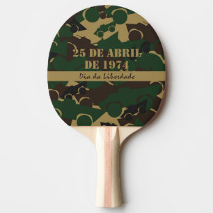 Pala De Ping Pong Patrón de camuflaje de vehículos militares