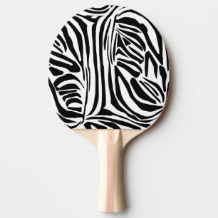 Pala De Ping Pong Patrón de cebra