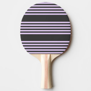 Pala De Ping Pong Patrón de cinco rayas de ligamento púrpura y carbó
