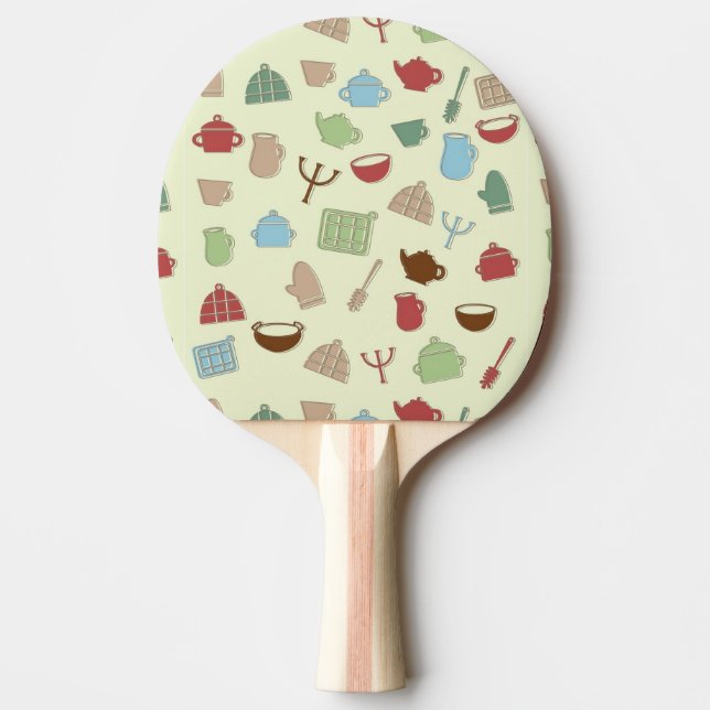 Pala De Ping Pong Patrón de cocina (Anverso)