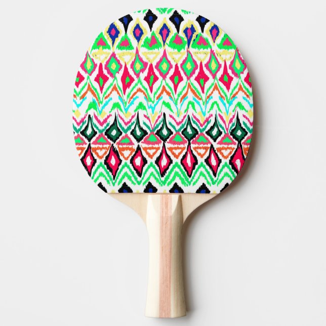 Pala De Ping Pong Patrón de color lindo (Anverso)
