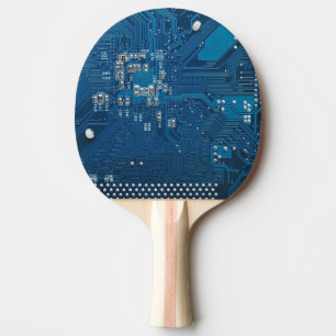 Pala De Ping Pong patrón de computadora de tarjeta de circuitos elec