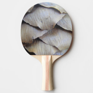 Pala De Ping Pong Patrón de cono de abeto marrón