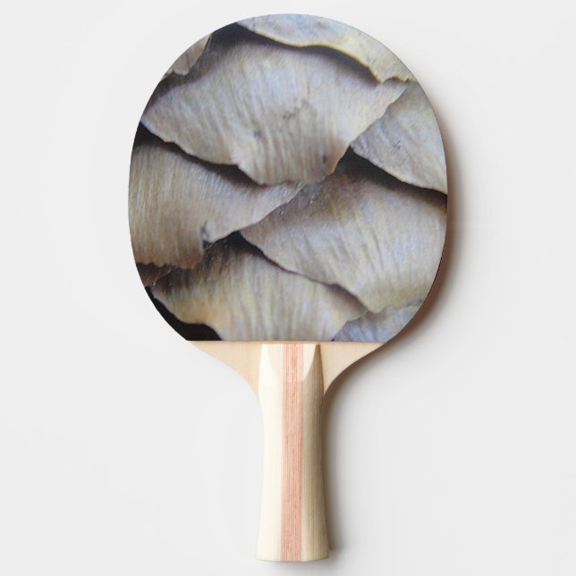 Pala De Ping Pong Patrón de cono de abeto marrón (Anverso)