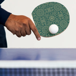 Pala De Ping Pong Patrón de cosecha floral de copo de nieve navidade