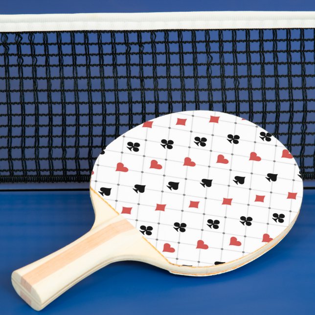 Pala De Ping Pong Patrón de cubiertas de tarjetas (in situ)