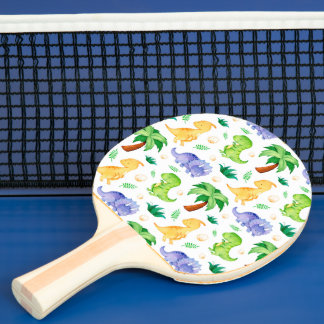 Pala De Ping Pong Patrón de dinosaurio cutáneo neonatal
