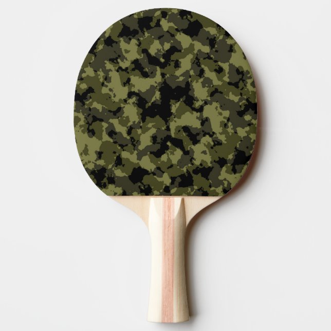 Pala De Ping Pong Patrón de estilo militar de camuflaje (Reverso)