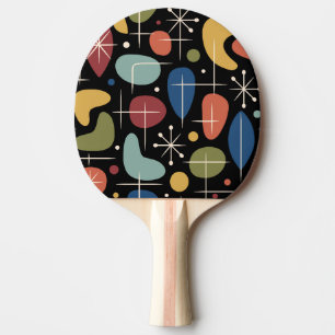Pala De Ping Pong Patrón de Estrella Explosiva Moderno de Mitad de S