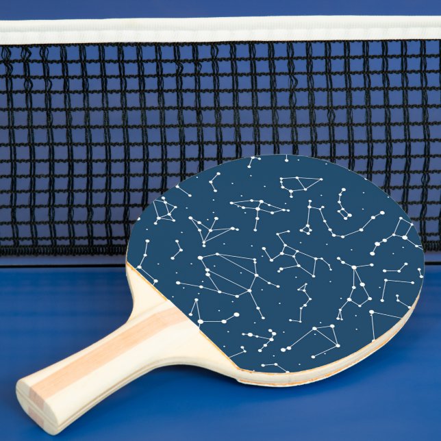 Pala De Ping Pong Patrón de estrellas de constelación (in situ)