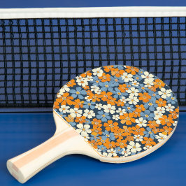 Pala De Ping Pong Patrón de flores de Ditsy