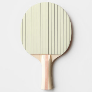 Pala De Ping Pong Patrón de franja vertical beige negro