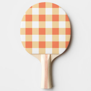 Pala De Ping Pong Patrón de Gingham