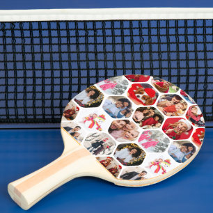 Pala De Ping Pong Patrón de hexágono moderno y simple de varios Coll