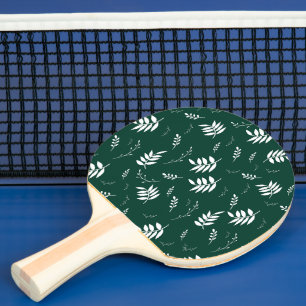 Pala De Ping Pong patrón de hoja
