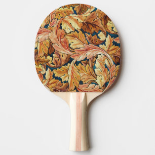 Pala De Ping Pong Patrón de hoja de acanto de otoño de William Morri