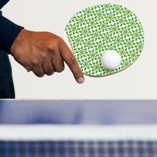 Pala De Ping Pong Patrón De Hojas, Patrón De Hojas, Hojas Verdes