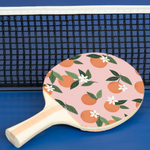 Pala De Ping Pong Patrón de jugo de Naranja