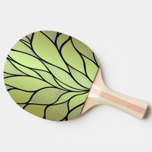 Pala De Ping Pong Patrón de licencia creativa verde oliva