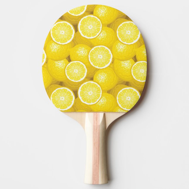 Pala De Ping Pong Patrón de limón 2 (Anverso)