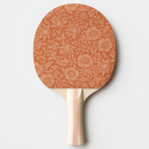 Pala De Ping Pong Patrón de Malva de William Morris: Floral Terracot