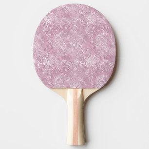 Pala De Ping Pong Patrón de moaré de seda jaspeada en rosa polvorien
