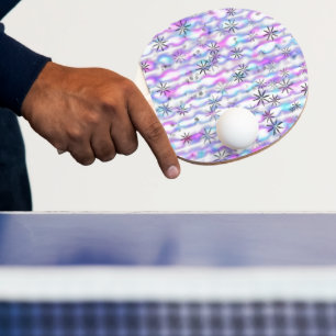 Pala De Ping Pong Patrón de Ondas de Estallido de Estrellas Soñadora