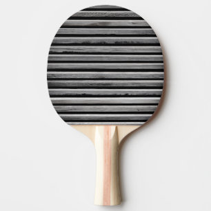 Pala De Ping Pong Patrón de rayas de madera simple