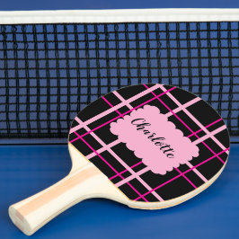Pala De Ping Pong Patrón de rayas frescas