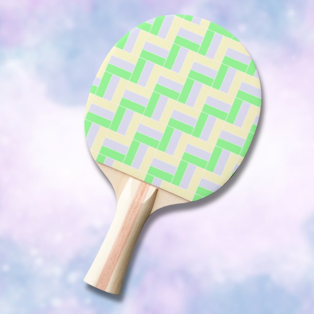 Pala De Ping Pong Patrón de Rectángulos de Pastel con Líneas Discont (Subido por el creador)