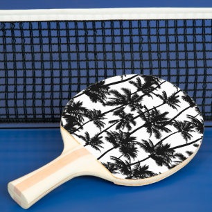 Pala De Ping Pong Patrón de sombra de árbol de palma