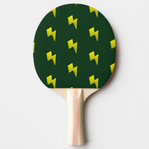 Pala De Ping Pong Patrón de tornillos de alumbrado amarillo