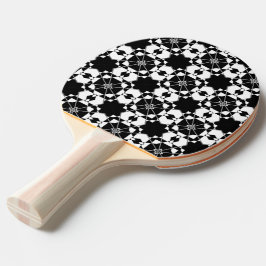 Pala De Ping Pong Patrón de verificación retro minimalista – Diseño 