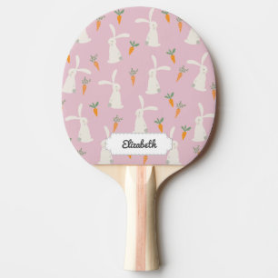 Pala De Ping Pong Patrón de zanja de conejo corto de personalizable