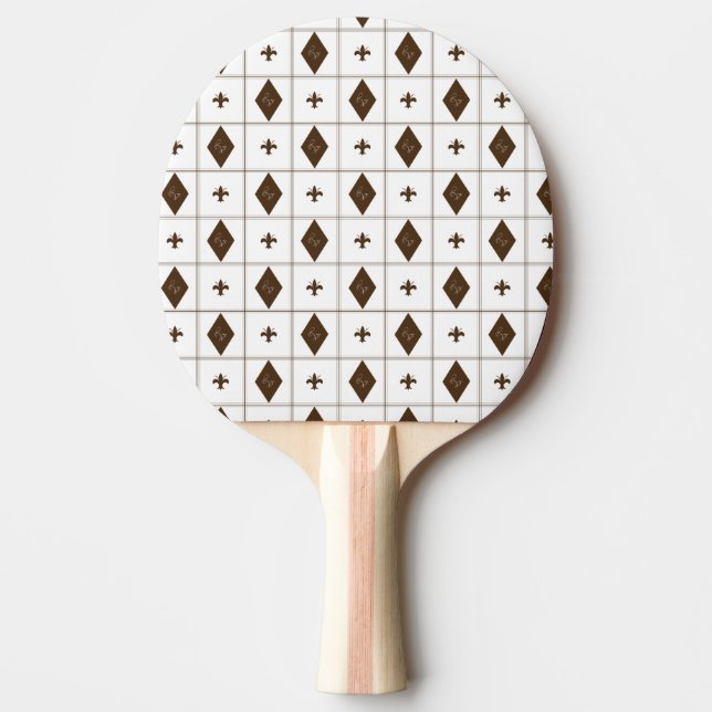Pala De Ping Pong Patrón elegante (Anverso)