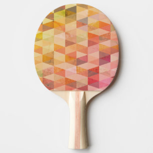 Pala De Ping Pong Patrón geométrico de triángulo suave