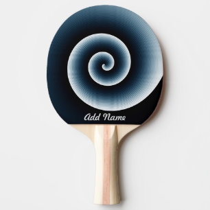 Pala De Ping Pong Patrón Guay azul y negro personalizado